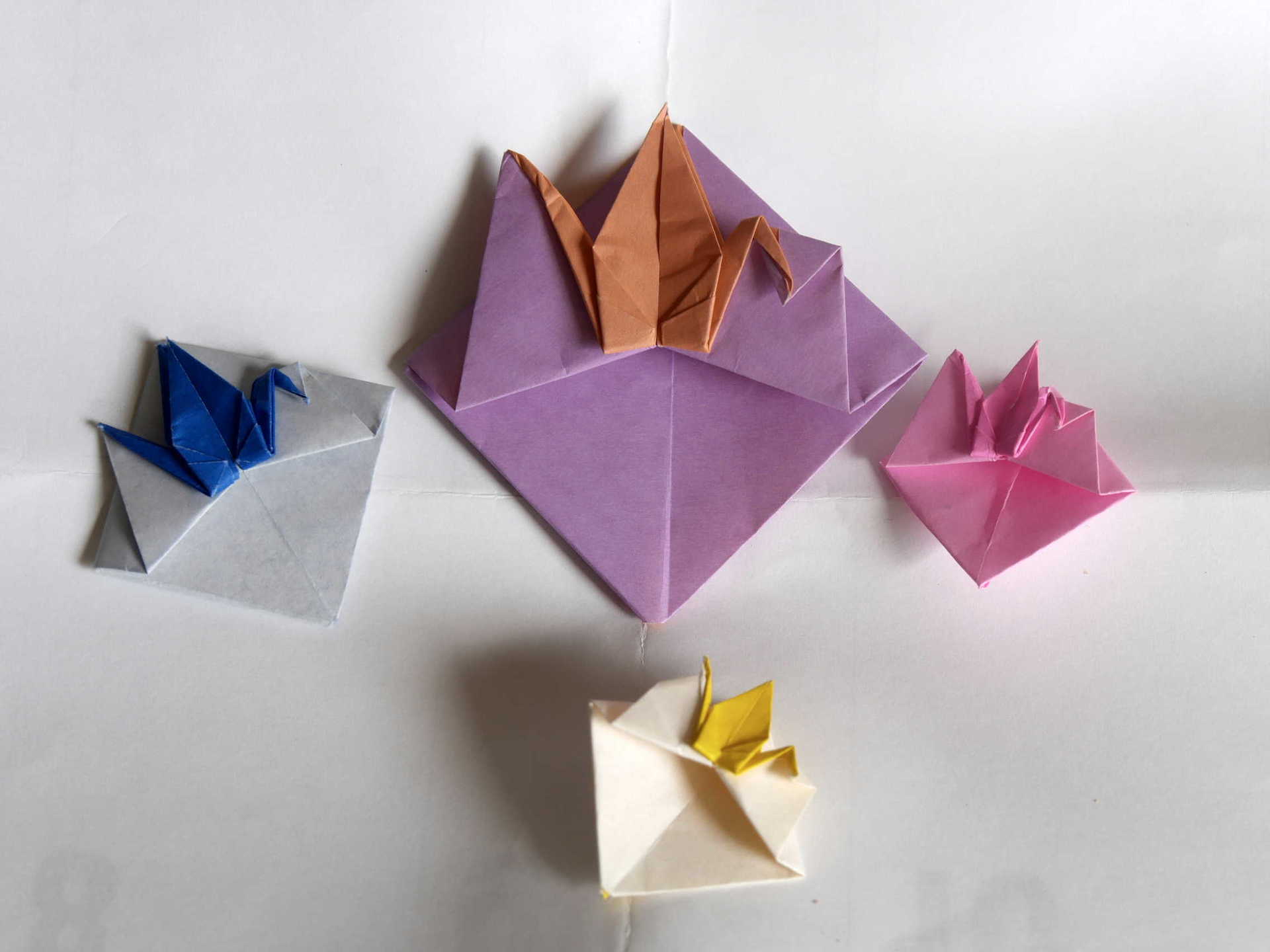 折り紙で 鶴のしおり 作成 Kariのつぶやき